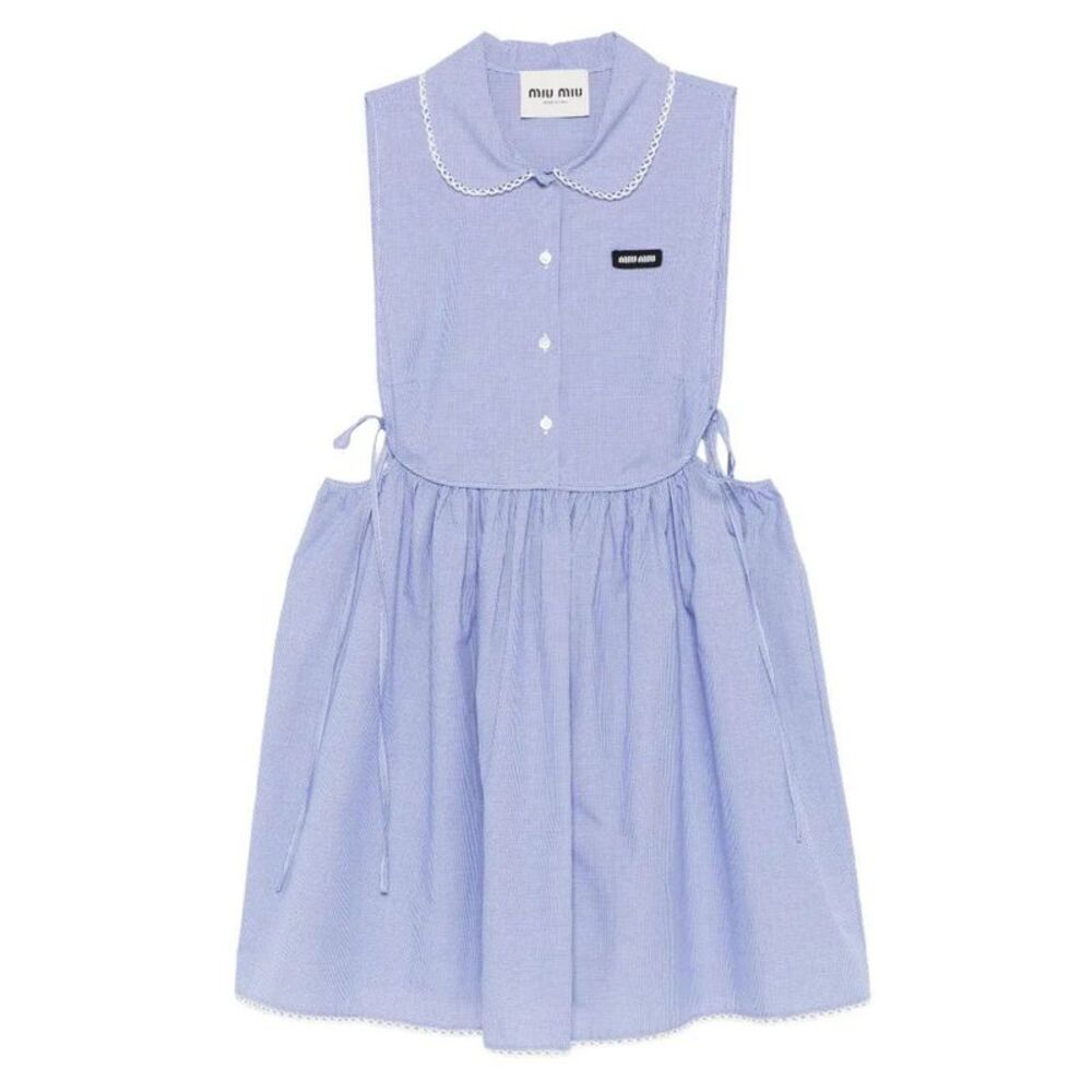 Vichy Cotton Dress Women